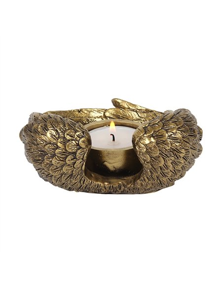 Antique Gold Angel Wing Tealight Candle Holder GA_59530 - pic 135191 | FastDaddyshop