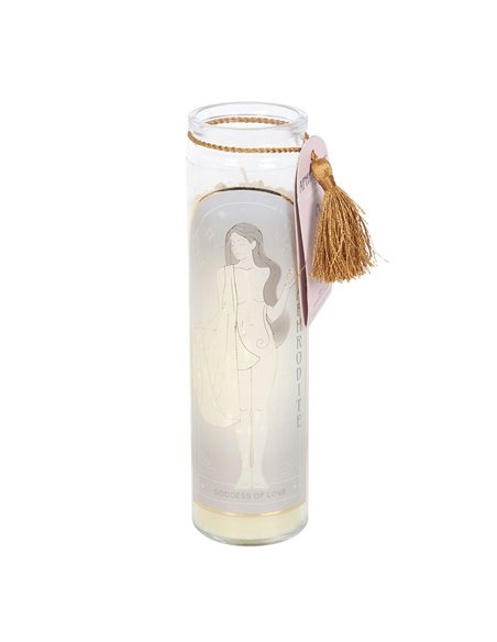 Aphrodite Goddess Tube Candle with Rose Quartz Crystals GD_67425 - pic 135193 | FastDaddyshop