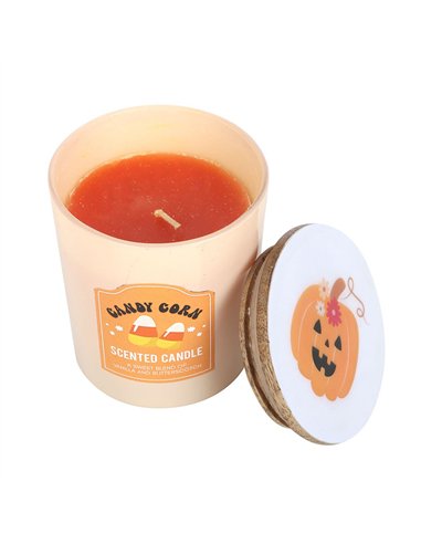 Candy Corn Vanilla and Butterscotch Candle GR_74425