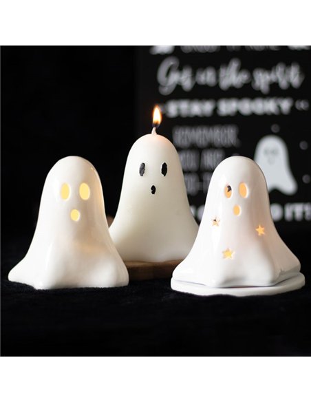10cm Unscented Ghost Candle HB_64023 - pic 135221 | FastDaddyshop