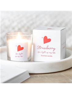 You Light Up My Life Strawberry Scented Candle HH_39525 2