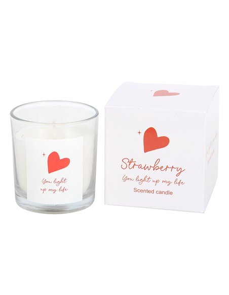 You Light Up My Life Strawberry Scented Candle HH_39525 - pic 135223 | FastDaddyshop