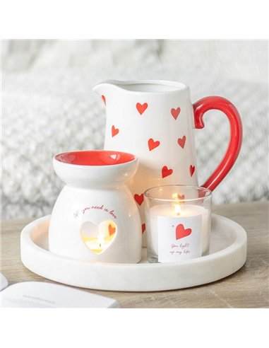 You Light Up My Life Strawberry Scented Candle HH_39525
