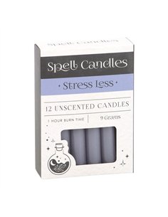 Pack of 12 Stress Less Spell Candles HM_16724