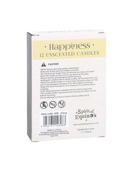 Pack of 12 Happiness Spell Candles HM_16924 - pic 135238 | FastDaddyshop