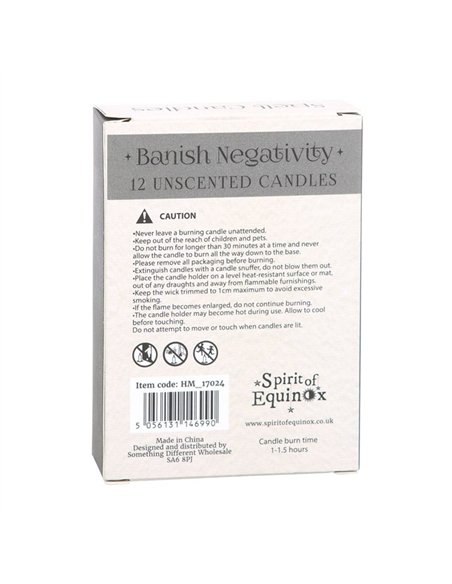 Pack of 12 Banish Negativity Spell Candles HM_17024 - pic 135244 | FastDaddyshop
