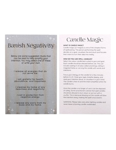 Pack of 12 Banish Negativity Spell Candles HM_17024 - pic 135246 | FastDaddyshop