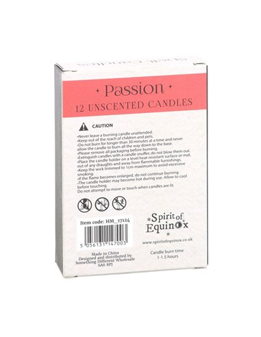 Pack of 12 Passion Spell Candles HM_17124