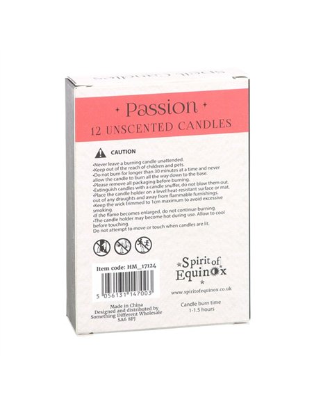 Pack of 12 Passion Spell Candles HM_17124 - pic 135250 | FastDaddyshop