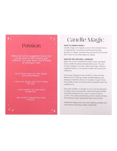 Pack of 12 Passion Spell Candles HM_17124