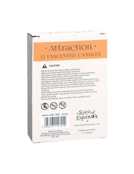 Pack of 12 Attraction Spell Candles HM_17224 - pic 135256 | FastDaddyshop