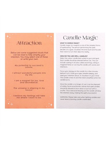 Pack of 12 Attraction Spell Candles HM_17224