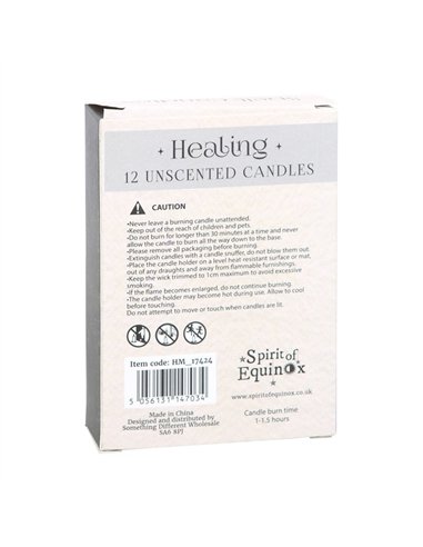 Pack of 12 Healing Spell Candles HM_17424