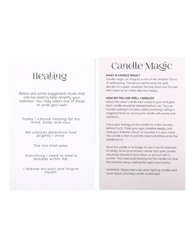 Pack of 12 Healing Spell Candles HM_17424
