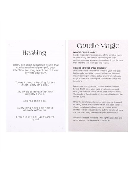 Pack of 12 Healing Spell Candles HM_17424 - pic 135270 | FastDaddyshop