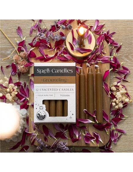 Pack of 12 Grounding Spell Candles HM_17524 - pic 135277 | FastDaddyshop