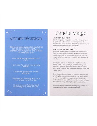 Pack of 12 Communication Spell Candles HM_17624