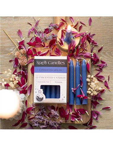 Pack of 12 Communication Spell Candles HM_17624