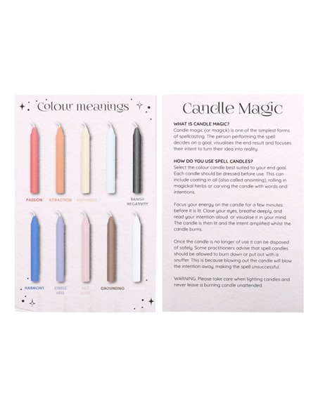 Pack of 12 Mixed Colour Spell Candles HM_17724 - pic 135288 | FastDaddyshop