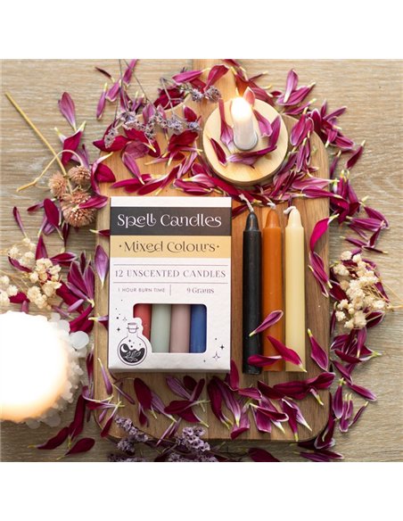 Pack of 12 Mixed Colour Spell Candles HM_17724 - pic 135289 | FastDaddyshop
