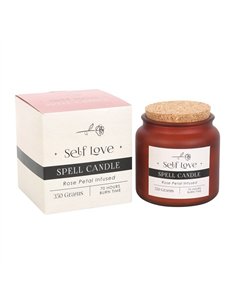 Rose Petal Infused Self Love Spell Candle HM_49223