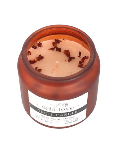Rose Petal Infused Self Love Spell Candle HM_49223