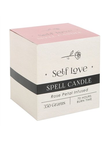 Rose Petal Infused Self Love Spell Candle HM_49223