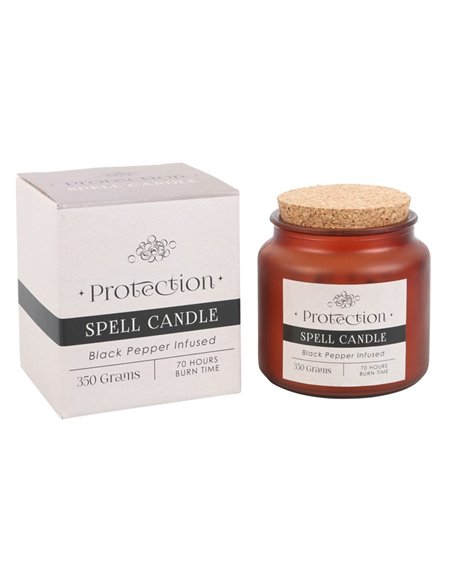 Black Pepper Infused Protection Spell Candle HM_49323 - pic 135298 | FastDaddyshop