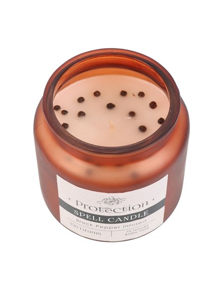 Black Pepper Infused Protection Spell Candle HM_49323 - pic 135299 | FastDaddyshop