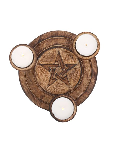 Pentagram Tea Light Candle Holder IN_22628 - pic 135327 | FastDaddyshop