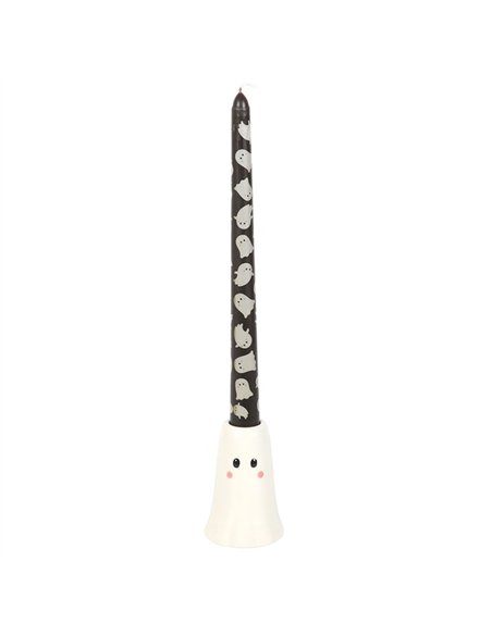 Sweet Ghost Candle Holder with Taper Candle KY_86825 - pic 135333 | FastDaddyshop