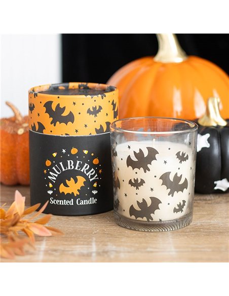 Bat Print Mulberry Candle KY_86925 - pic 135338 | FastDaddyshop
