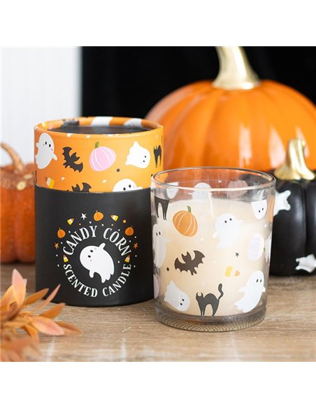 Sweet and Spooky Candy Corn Candle KY_87025 - pic 135343 | FastDaddyshop