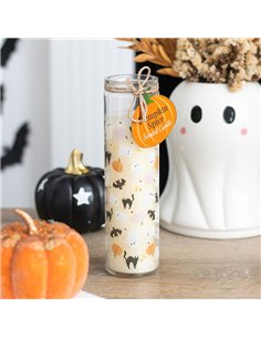 Sweet and Spooky Print Candy Corn Tube Candle KY_87125 2