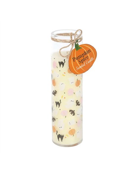 Sweet and Spooky Print Candy Corn Tube Candle KY_87125 - pic 135348 | FastDaddyshop