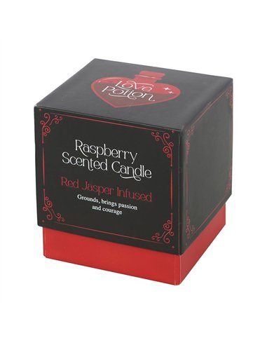 Love Potion Raspberry Crystal Chip Candle LO_36125