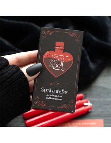 Set of 3 Love Spell Candles in a Box LO_36225