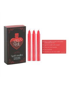 Set of 3 Love Spell Candles in a Box LO_36225