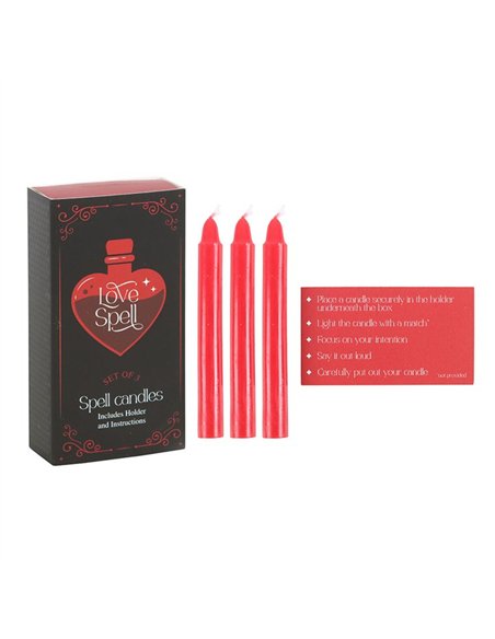 Set of 3 Love Spell Candles in a Box LO_36225 - pic 135374 | FastDaddyshop