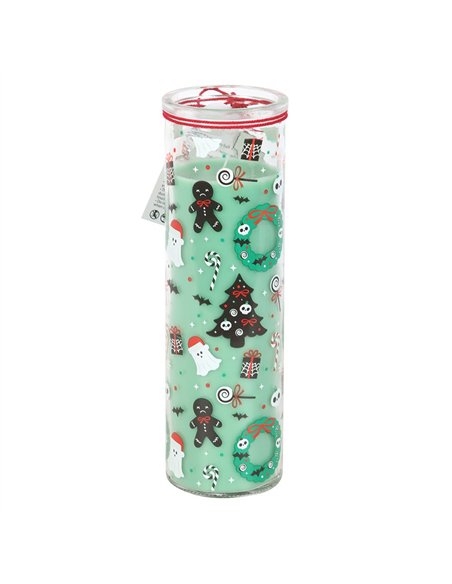 Merry Creepmas Cursed Candy Cane Tube Candle ME_27726 - pic 135416 | FastDaddyshop