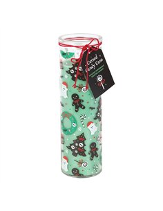 Merry Creepmas Cursed Candy Cane Tube Candle ME_27726