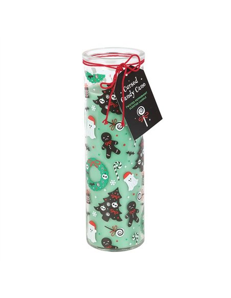 Merry Creepmas Cursed Candy Cane Tube Candle ME_27726 - pic 135417 | FastDaddyshop