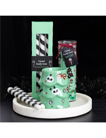 Merry Creepmas Cursed Candy Cane Tube Candle ME_27726 - pic 135418 | FastDaddyshop
