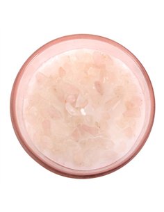 Gratitude Wild Rose Crystal Chip Candle MG_97122 2
