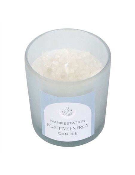 Positive Energy White Sage Crystal Chip Candle MG_97322 - pic 135444 | FastDaddyshop