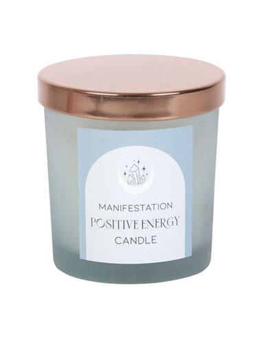 Positive Energy White Sage Crystal Chip Candle MG_97322