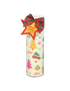 Nostalgic Christmas Print Christmas Pudding Scented Tube Candle NC_10926