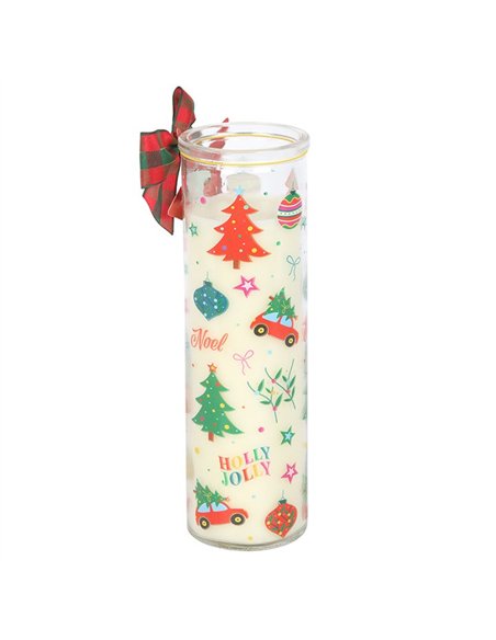 Nostalgic Christmas Print Christmas Pudding Scented Tube Candle NC_10926 - pic 135492 | FastDaddyshop