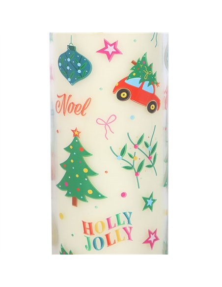 Nostalgic Christmas Print Christmas Pudding Scented Tube Candle NC_10926 - pic 135493 | FastDaddyshop