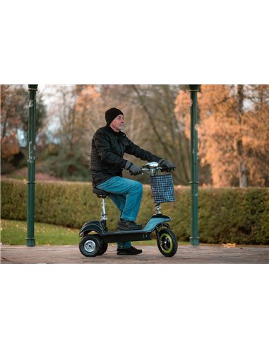 Zipper Folding 3 Wheel electric mobility scooter with seat 350W - photo31